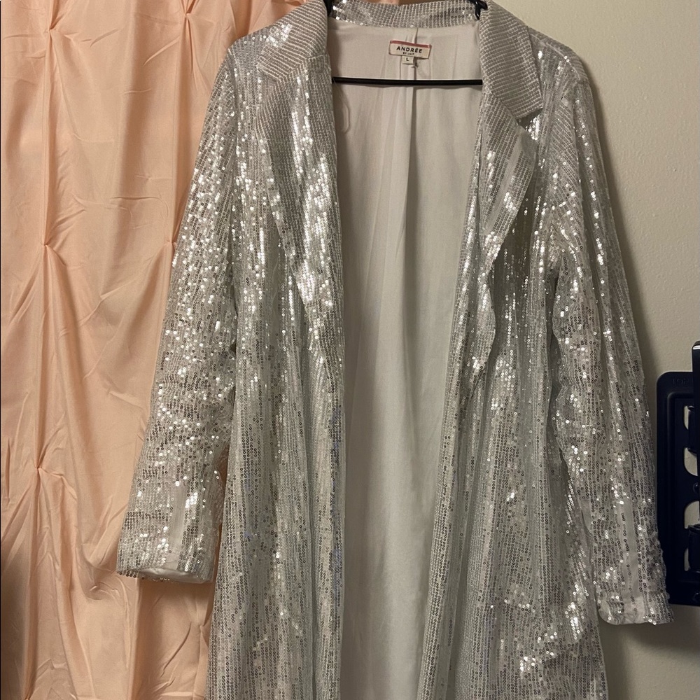 Sequin Long Jacket